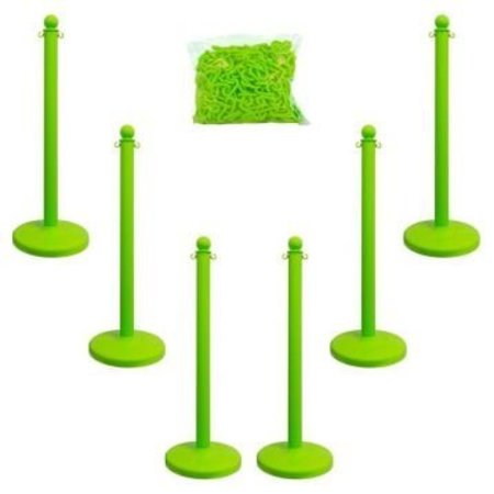 ACCUFORM MEDIUM DUTY STANCHION POSTS COLOR PRC209GN PRC209GN